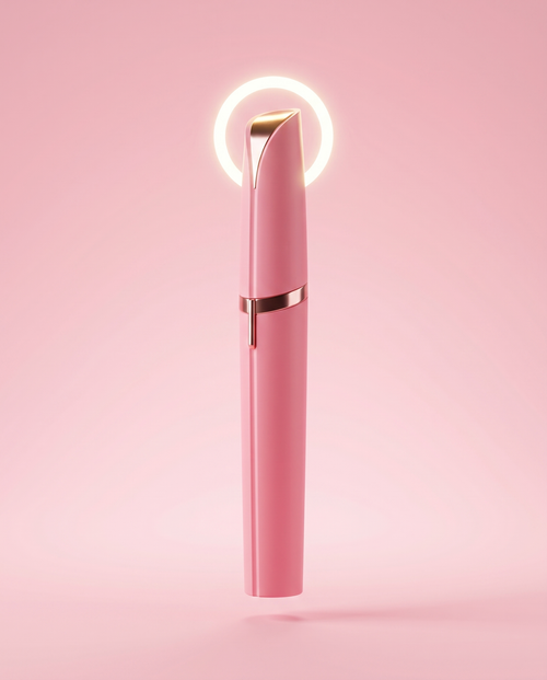 Wisp electric eyebrow shaper in blush pink